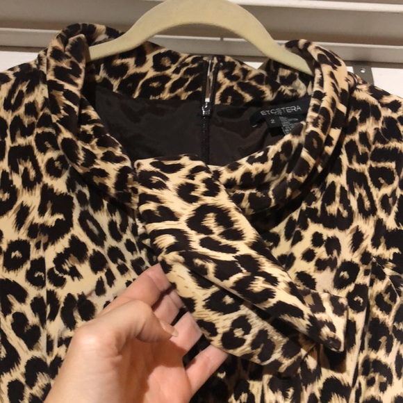 ETCetera cheetah print dress NWOT - Picture 3 of 11